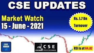 🇱🇰CSE Daily Market Watch 15_June_2021