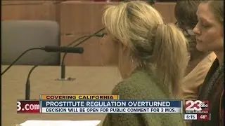 Prostitute regulation overturned by California judge