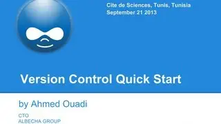 [شرح بالعربي]  Intro to Version Control Drupal Meetup Tunis