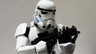 STAR WARS STORMTROOPER | Blokees Champion Class Model Kit | Speed Build & Review