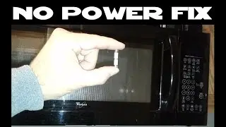 Whirpool built in microwave no power FIX