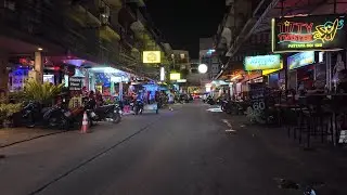Pattaya Soi 13/2 Nightlife, Thailand - 4K 30FPS