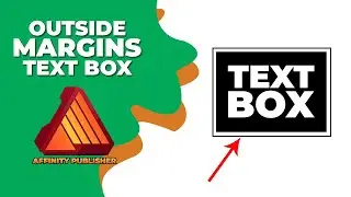 How to set outside margins of text box in Affinity publisher