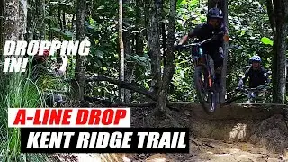 A-Line Drop - Kent Ridge DH TRail