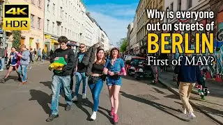 Berlin May Day 2023: Kreuzberg’s Maifest Street Party | 4K HDR