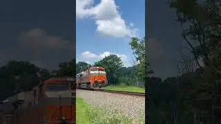 NS 8105(Interstate) leads once again!! #train #norfolksouthern #railroad #railway #railfan