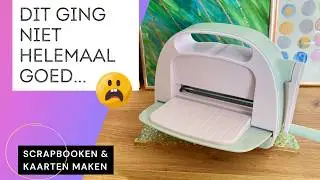 Review: embossing en die cut tool Action (mijn eerlijke ervaring) - de embossing tool werkte niet
