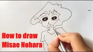 How to draw Misae Nohara - Shinchan | How to draw Shinchan Mom step by step | Easy Drawing