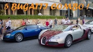 5x BUGATTI VEYRON IN ONE DAY IN MONACO - (Sang Noir, Gemballa, 669, etc...) 2013 HQ