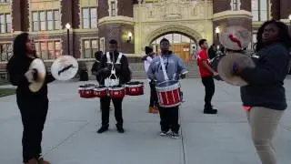 The Hughes Big Red Drumline