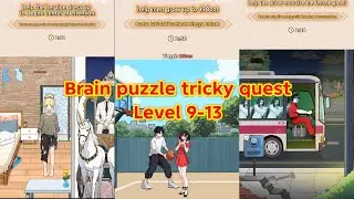 Brain puzzle tricky quest level 9-13  || #rr11 #rr11gaming #game #tekateki #brainpuzzletrickyquest