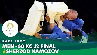 🇺🇿 Шерзод Намозов из Узбекистана завоевал золото в финале J2 среди мужчин до 60 кг | Паралимпийск...