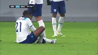Jamie Gittens vs Serbia U21 Euro qualifying (18/11/2023)