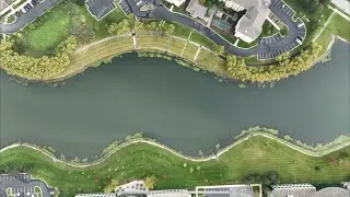 Flying over Naperville Illinois.