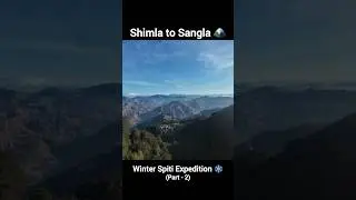 winter Spiti expedition in January 2026 (Day - 1) #travel #viral #spiti #kulluvalley #shorts #vlog