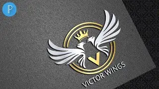 How to create Logo on pixel lab || Victor Wings Logo || Classic edits || V Logo