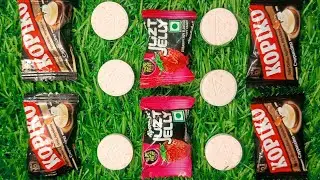 🎇Very satisfying and relaxing kinetic sand asmr/candy toffee asmr video/chocolate unboxing video 