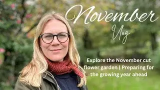 November Vlog: November Cut Flower Garden | Plans For Next Years Flowers