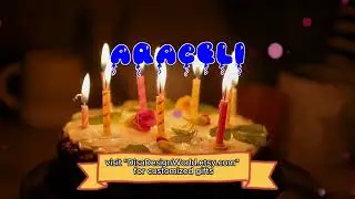 Happy Birthday ARACELI   Happy Birthday Song   Birthday Wishes   Birthday Party