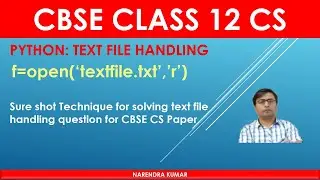 Text File Handling 12 CS CBSE