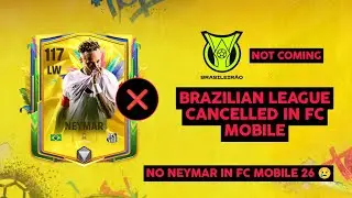 В этом году в FC Mobile 26 не будет Неймара-младшего 😰🤐 Бразильская лига отменена в FC Mobile ⁉️👀...