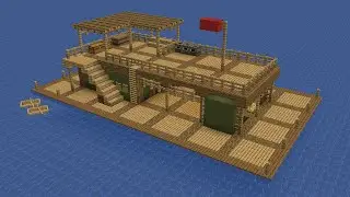 Minecraft - How to build a raft