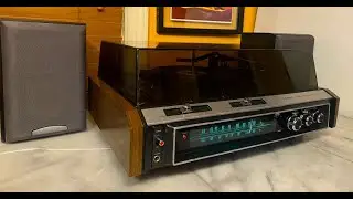 SANYO GXT 4300 AM/FM STEREO MUSIC SYSTEM Serviced 3 Speed BSR STACKING RECORD CHANGER C138