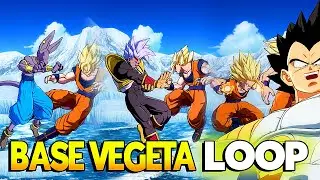 Every Character with Base Vegeta's LOOP  in DBFZ  😆