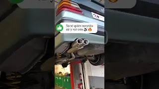 Mercedes 300E W124 linea escape y sonido Don Silencioso ROAR 🔥