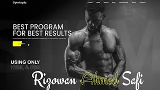 FITNESS WEBSITE Using HTML & CSS