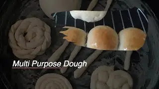 Multipurpose Dough for Homemade Bread, Pav, Burger, Pizza Base, Pita Bread, Donuts