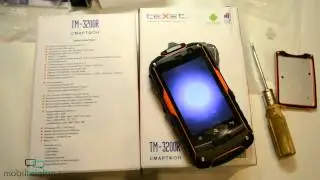 Распаковка teXet TM 3200R  защищенный Android unboxing