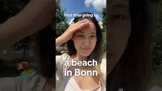 living in Germany changed my view about the sun ☀️ #germany #indonesia #summer #beach