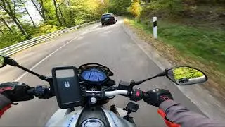 2015 Yamaha MT-125 with Black Widow exhaust [RAW Onboard]