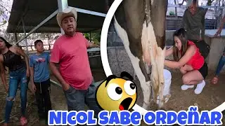 Hoy El Tio Moncho Nos Llevo a Ordeñar Las Vacas🐄Que A Comprado 
