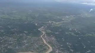 AERIAL VIEW OF DIMAPUR | INDIGO FLIGHT LANDING IN DIMAPUR AIRPORT, NAGALAND