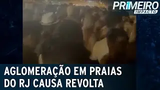 Praia em Ipanema (RJ) tem aglomeração e vídeos causam revolta | Primeiro Impacto (31/12/20)