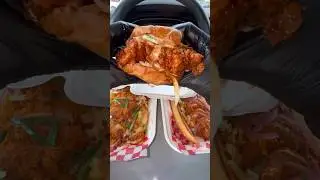 Juiciest Nashville chicken sandwich 🐓🔥 #food #mukbang #asmr