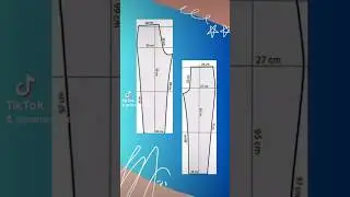 Patr&oacute;n b&aacute;sico de Pantal&oacute;n de dama en mi canal de Youtube @patronajeconyoa te lo ense&ntilde;o paso a paso