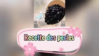 Bubble tea maison / recette de perles // cuisine / boisson / Asie / asiatique