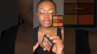 Tried the @maccosmetics conceal & correct palette in the shade DARK .