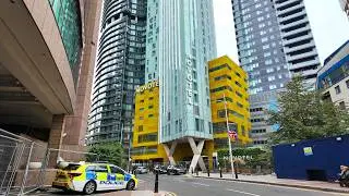 [4K] South Quay | Mill Harbour | Canary Wharf | London Walk