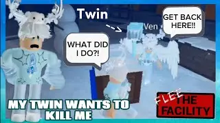 MY TWIN WANTS TO KILL ME!! (Roblox Flee The Facility)
