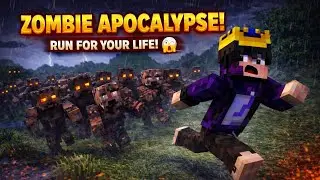 Surviving a ZOMBIE APOCALYPSE in Minecraft&hellip; 😨