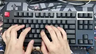 Realforce R2 with niz50g rubber dome sound test