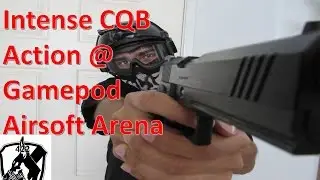 Intense CQB Action at Gamepod Airsoft Arena Squad 422
