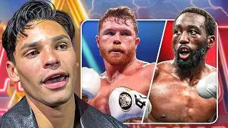 Ryan Garcia gives Crawford NO CHANCE vs Canelo ; Says he could get KO'D like Amir Khan!