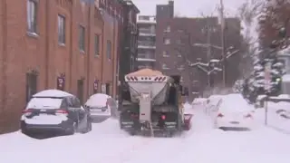 Snow slams New York: Storm disrupts transit, roads, schools