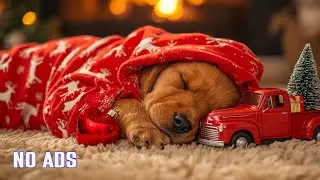 12 Hours Winter Sleep Music for Dogs ❄️ Separation Anxiety Relief 💤 Deep Sleep (No Ads)