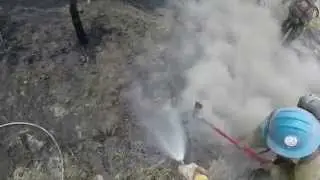 Wildfire mop up